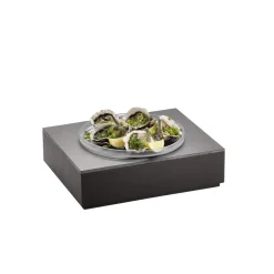 APS Plaque gn1/2 avec 1 trou ardoise noir Ø 22 cm 32,5x26,5x1 cm The Grid Sale