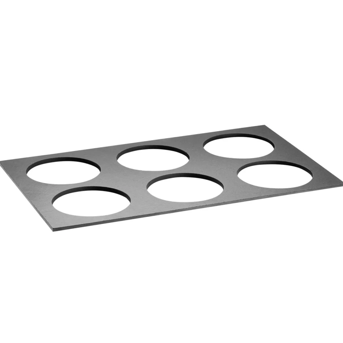 Plaque gn1/1 avec 6 trous ardoise noir 53x32,5x1 cm The Grid - APS Best