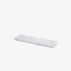 Plaque gn2/4 résine Nacryl® marbre blanc 53x16,2x1 cm En Scène - REVOL Outlet
