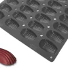 DE BUYER Plaque 44 madeleines silicone Pâtissier 60x40x1,8 cm Moulflex Pro