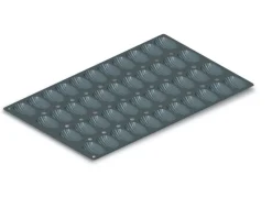DE BUYER Plaque 44 madeleines silicone Pâtissier 60x40x1,8 cm Moulflex Pro