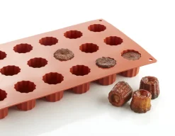 Plaque 18 mini cannelés silicone GN 1/3 29,5x17,5x3,5 cm - PRO.COOKER Sale