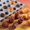 Plaque 28 mini cannelés silicone GN 1/3 30x17,6x3,5 cm Elastomoule - DE BUYER Hot