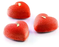 Plaque 70 mini coeurs silicone Pâtissier 60x40x1,6 cm - Aucune Clearance