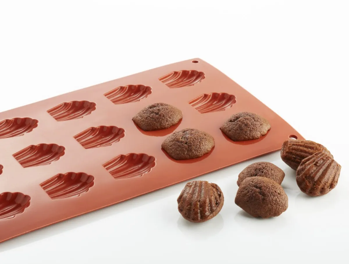 PRO.COOKER Plaque 15 mini madeleines silicone GN 1/3 29,5x17,5x1 cm Sale