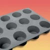 DE BUYER Plaque 15 mini muffins silicone GN 1/3 30x17,6x3,5 cm Elastomoule Discount