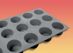 DE BUYER Plaque 15 mini muffins silicone GN 1/3 30x17,6x3,5 cm Elastomoule Discount