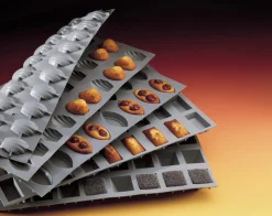 DE BUYER Plaque 15 mini muffins silicone GN 1/3 30x17,6x3,5 cm Elastomoule Discount