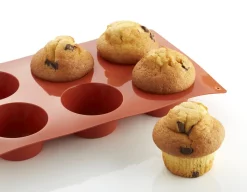 Plaque 6 muffins silicone GN 1/3 29,5x17,5x3,5 cm - PRO.COOKER Online