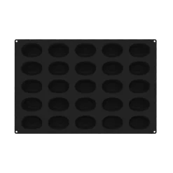 Aucune Plaque 25 savarins ovales silicone Pâtissier 60x40x3,5 cm Clearance