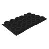 Plaque 24 savarins ronds silicone Pâtissier 60x40x3,5 cm - Aucune Clearance