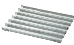 Aucune Plaque à tuile non perforé inox 35x32x2 cm 0,6 mm Bords non pincés Outlet