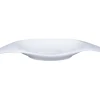Plat avec anse blanc porcelaine bone china 30 cm Feelings - RAK Outlet