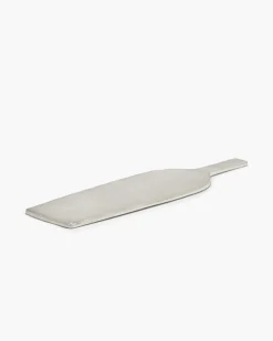 Plat avec anse rectangulaire écru grès émaillé 46 cm La Mère - SERAX Clearance