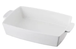 Plat avec induction rectangulaire blanc porcelaine culinaire 30,5 cm ution 2 - REVOL Hot