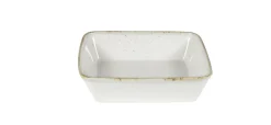 CHURCHILL Plat buffet porcelaine vitrifiée barley white 25x25x6,2 cm 2 L Stonecast Hints Sale