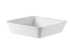 Plat buffet porcelaine vitrifiée blanc 25x25x6,2 cm 2 L Counter Serve - CHURCHILL New