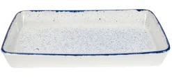 CHURCHILL Plat buffet porcelaine vitrifiée Hints Indigo 53x16x6,2 cm 3 L Stonecast Hints