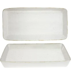 CHURCHILL Plat buffet porcelaine vitrifiée barley white 53x16x6,2 cm 3 L Stonecast Hints