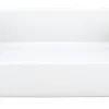 PILLIVUYT Plat carré blanc porcelaine culinaire 22x22 cm New