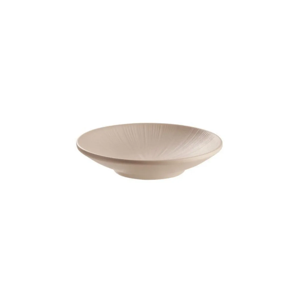 Plat coupe mélamine sable Ø 15 cm 3 cm Nero - APS Clearance