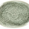 RAK Plat coupe ovale Sage porcelaine vitrifiée 32 cm Krush Clearance