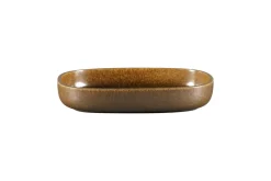 Plat creux bronze porcelaine vitrifiée 26 cm stone Ease - RAK Best