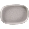 RAK Plat creux ovale gris porcelaine vitrifiée 33,2 cm stone Ease Outlet