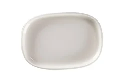 RAK Plat creux ovale gris porcelaine vitrifiée 33,2 cm stone Ease