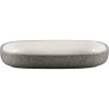 Plat creux ovale gris porcelaine vitrifiée 30 cm stone Ease - RAK Outlet