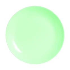 Plat creux rond vert verre opal Ø 29 cm Diwali - LUMINARC Outlet