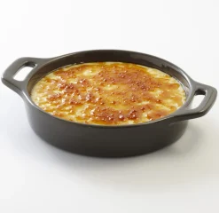 Plat à crème brûlée rond gris grès émaillé Ø 14 cm Bistronome - PRO.MUNDI Sale