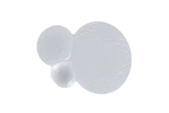 Plat de présentation blanc porcelaine bone china 29 cm Feelings - RAK Online