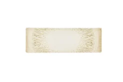 Plat de présentation rectangulaire Natural porcelaine vitrifiée 33 cm Inked Lume - CHURCHILL Online