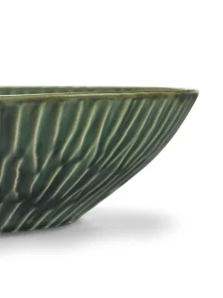 Plat de présentation rond vert grès émaillé 26 cm Ø 26 cm Verde Lanza - SERAX Best