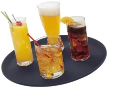 Plateau anti-dérapant fibre de verre noir Ø 45 cm Camtread - CAMBRO Clearance