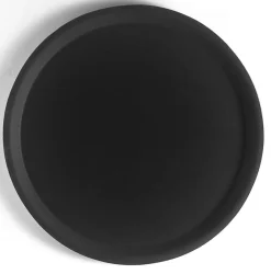 CAMBRO Plateau anti-dérapant fibre de verre noir Ø 35,5 cm Camtread Best