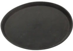 Plateau anti-dérapant polypropylène (pp) noir Ø 40,5 cm - ESSENTIALS COLLECTION Outlet