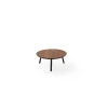 Plateau avec pieds noyer Ø 32,5 cm 14 cm Alto - CRASTER New