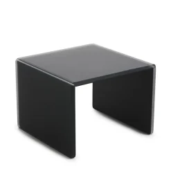 Plateau avec pieds résine Nacryl® gris 20x20x15,5 cm Mealplak - REVOL Hot
