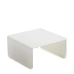 Plateau avec pieds résine Nacryl® blanc 20x20x10,5 cm Mealplak - REVOL Best
