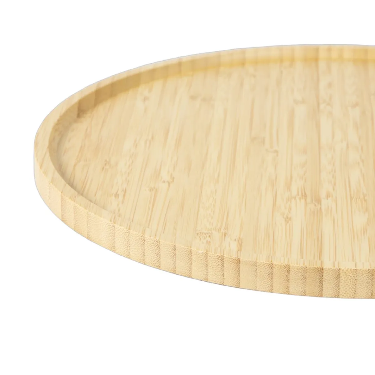 Plateau bambou Ø 34 cm Oxstal - PRO.MUNDI Discount