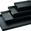 Plateau bambou noir 39x21x2,5 cm Oxstal (20 pièces) - PRO.MUNDI New