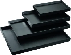 PRO.MUNDI Plateau bambou noir 25x15x2,5 cm Oxstal (20 pièces) Discount