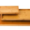 Plateau bambou 39x21x2,5 cm Oxstal (20 pièces) - PRO.MUNDI Clearance