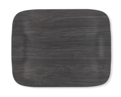 Plateau bois Cèdre foncé 46x36 cm Papillon - PLATEX Sale