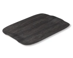 Plateau bois Cèdre foncé 46x36 cm Papillon - PLATEX Sale