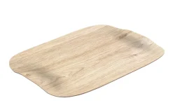 Plateau bois Chêne clair 41x29 cm Papillon - PLATEX Sale