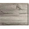Plateau bois chêne gris 28x20 cm Slim - PLATEX Outlet