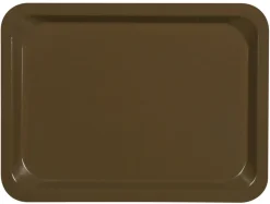 PLATEX Plateau bois compresse marron 46x36 cm Stratifie Clearance